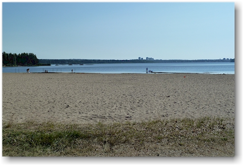 sandstrand beim first camping lulea