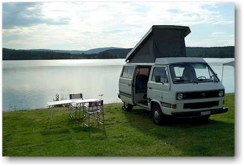 snibbens camping am moertsjoen bei ramvik, SE
