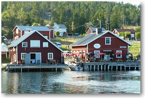 cafe bryggan in boenhamn, SE