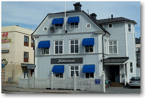 haus beim historischen stadtviertel oestanbaecken in haernoesand, SE