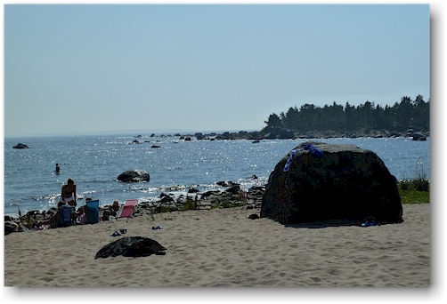 badestrand auf enskaer