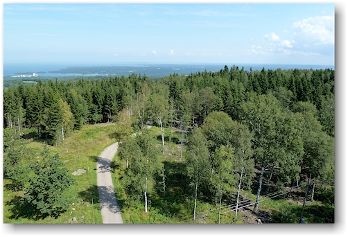 aussicht vom kinnekulle tornet richtung norden