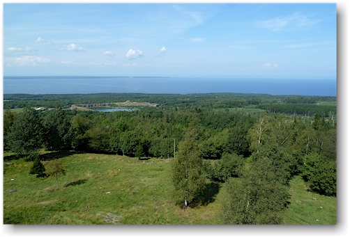 aussicht vom kinnekulle tornet richtung westen