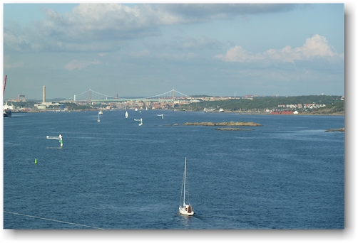 blick von der stena germanica auf den kattegatt vor goeteborg, SE