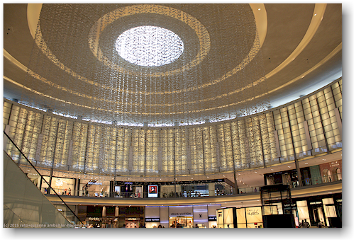 riesige kuppel in der dubai mall