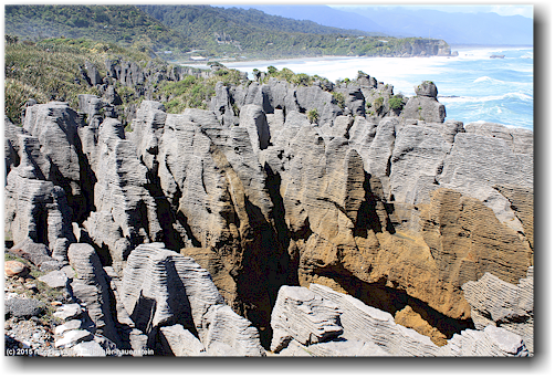 kueste bei den pancake rocks