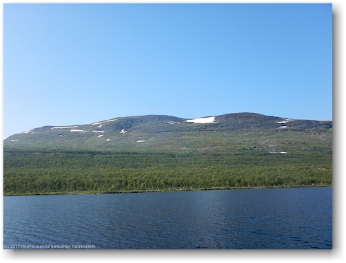 schwedisches lappland am suedufer des kilpisjaervi