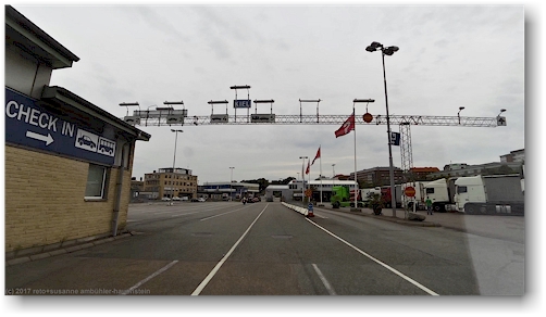 check-in beim hafen in goeteborg