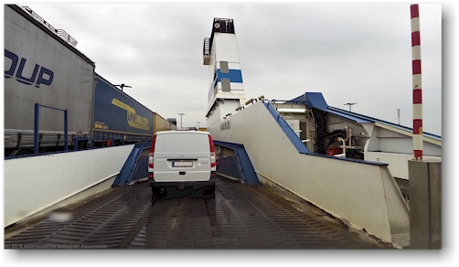 rampe auf der finnmaid im ueberseehafen helsinki