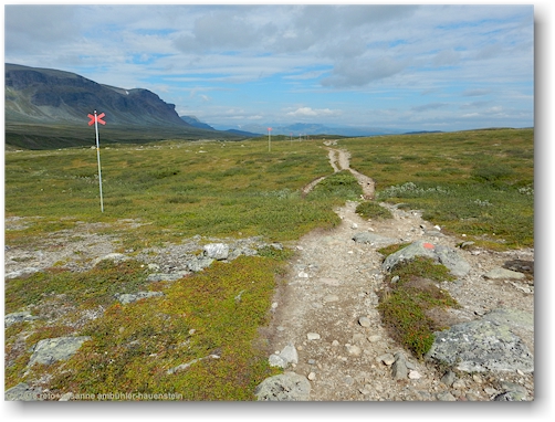 kungsleden entlang des autsutj-jakka