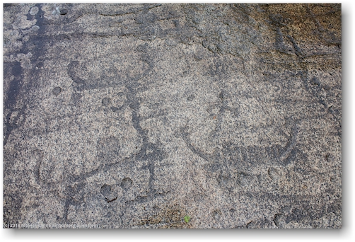 detail der felsritzungen in der naehe von kyrkoryk