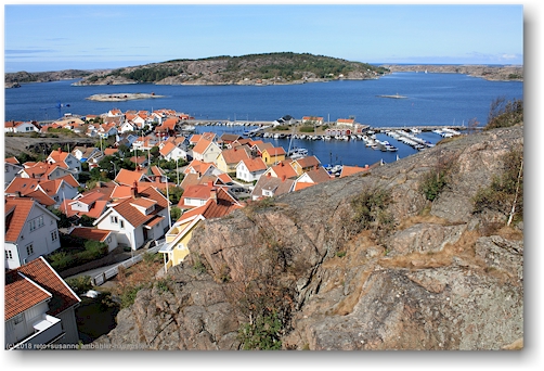 blick vom vettebergen auf fjaellbacka