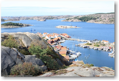 blick vom vettebergen auf den fjaellbacka-fjorden