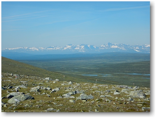 ausblick von der schutzhuette juovetjakke richtung suedwesten