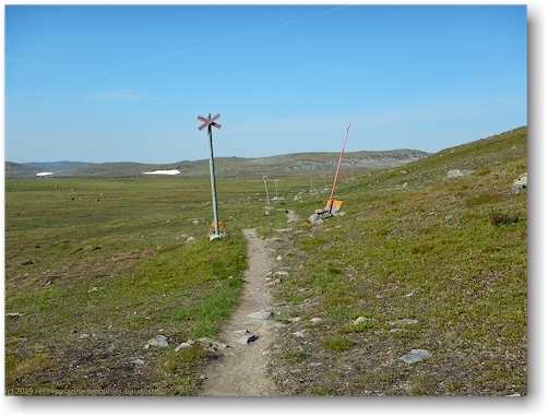kungsleden ber die hochebene beim lill aigert