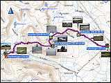 karte und hoehenprofil der wanderung von der syterstugan via norra sytertoppen zur viterskalstugan