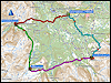 tatsaechliche wegstrecke valadalen - stensdalsstugorna - valastugorna - lunndoerrsstugorna - valadalen