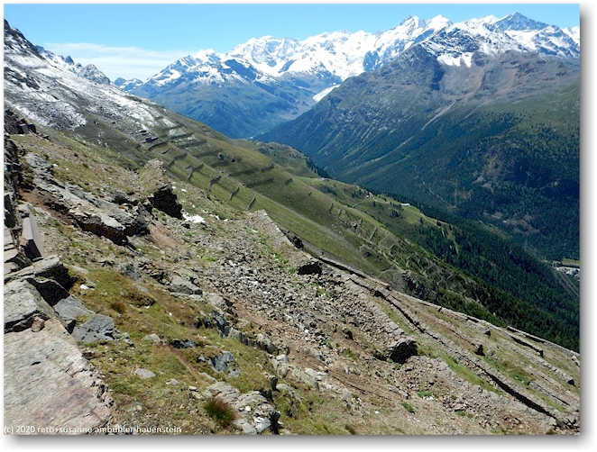 lawinenverbauungen oberhalb pontresina