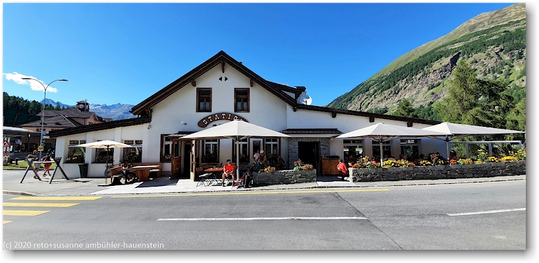 restaurant bahnhof (station) in pontresina