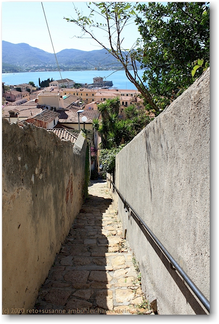 gradinata forte stella in portoferraio