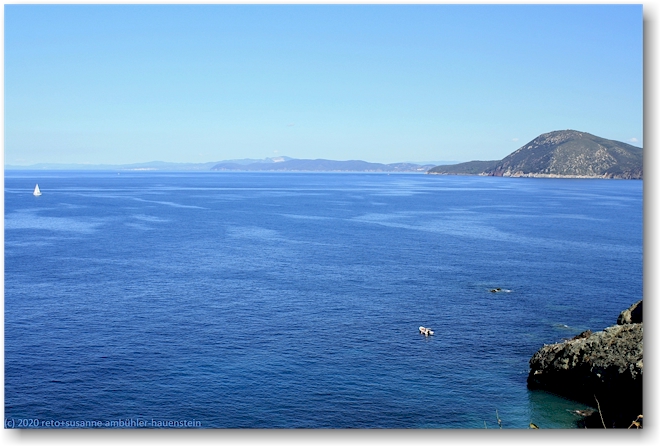 blick von der via del falcone in portoferraio richtung italienisches festland