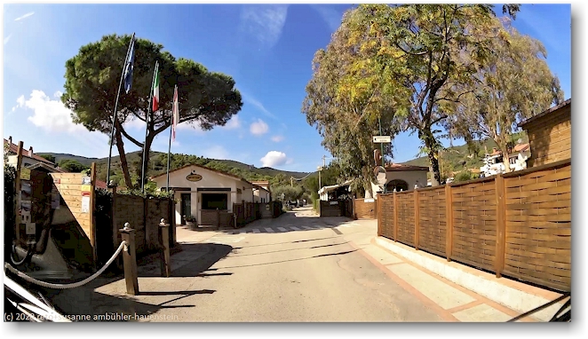 eingang zum campingplatz tallinucci in lacona