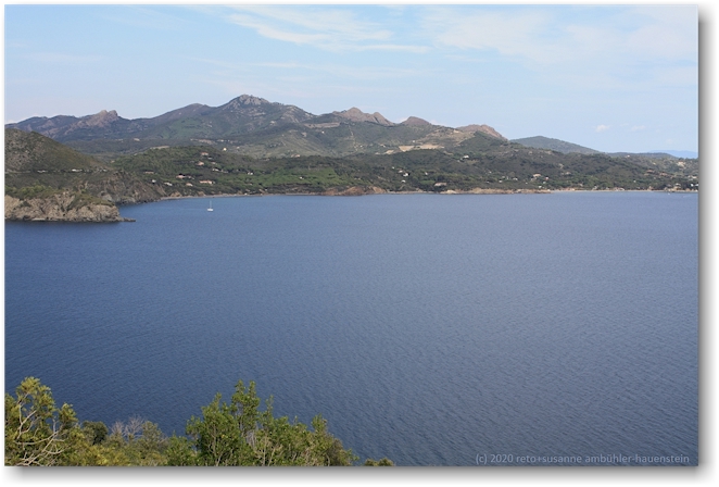 blick vom monte stella auf den golfo stella