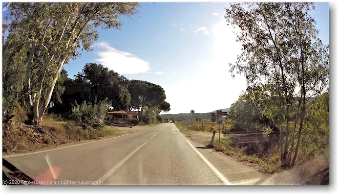 unterwegs auf der SP26 bei lido di capoliveri