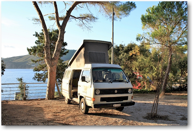 unser jogi auf dem campingplatz le calanchiole bei lido di capoliveri