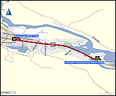 karte der fahrten in jokkmokk
