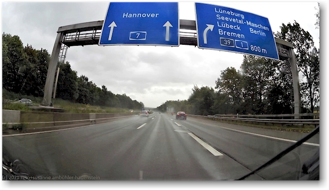 A7 bei leichtem regen