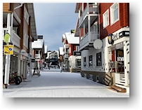 gasse im zentrum von levi