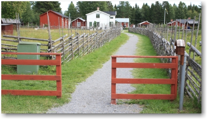 eingang zum freilichtmuseum gammelstad lulea