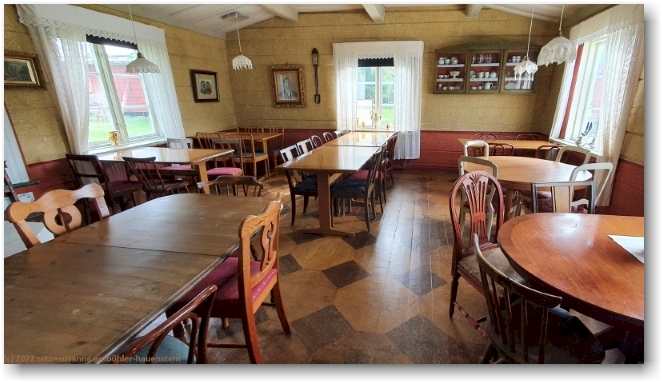 gaststube im cafe im freilichtmuseum gammelstad lulea