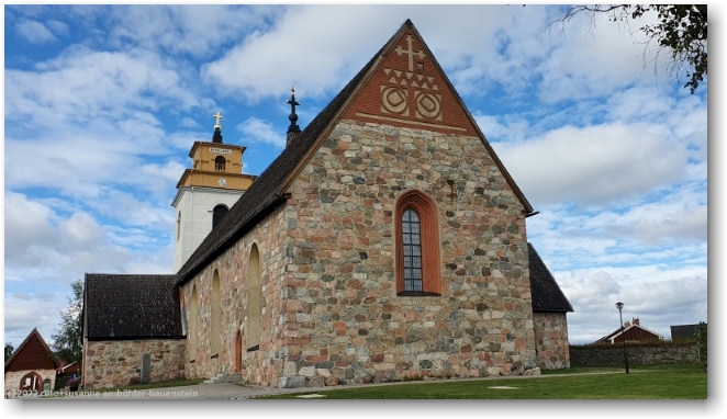 stattliche kirche in der kirchenstadt lulea