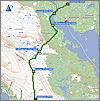 tatsaechliche wegstrecke kistojauratj - tuolpaklako