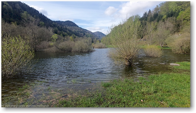 hochwasser beim nordende des lac de kruth-wildenstein