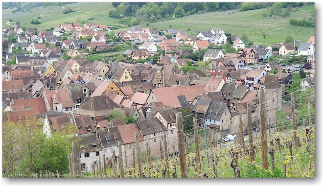 riquewihr mit dem 25 meter hohen dolder in der bildmitte