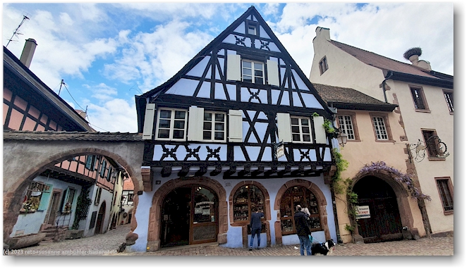 praechtiges riegelhaus in riquewihr