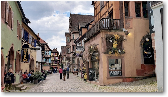 rue de la couronne in riquewihr