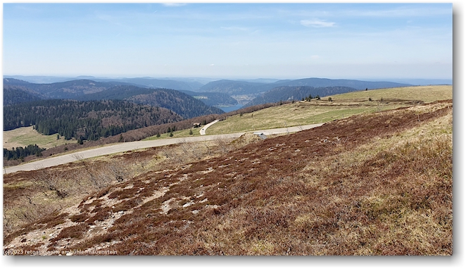 blick vom hohneck richtung nordwesten mit dem lac de longemer