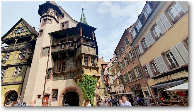 rue des marchands im stadtzentrum von colmar