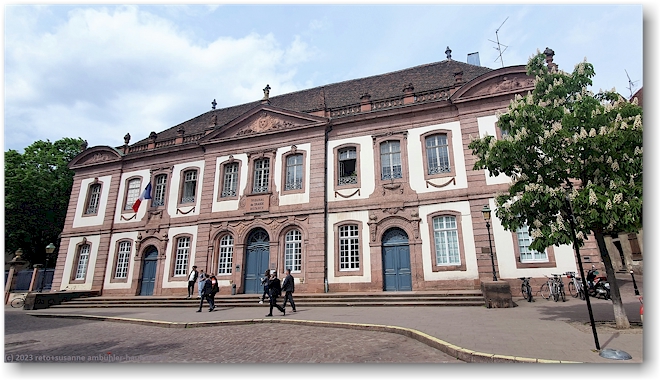 tribunal de grande instance im stadtzentrum von colmar