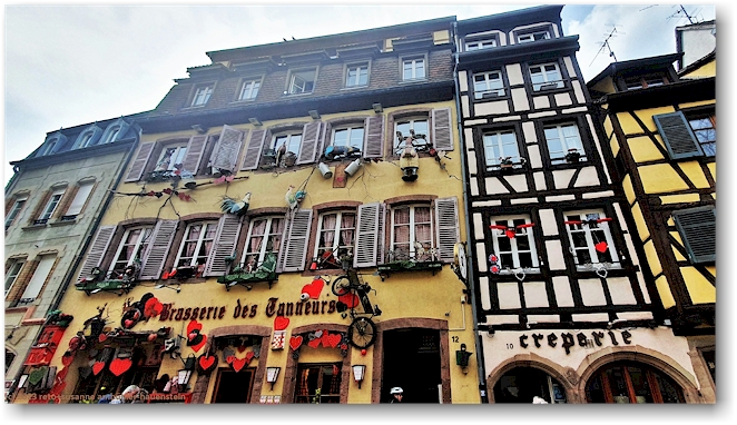 brasserie des tanneurs an der gleichnamigen strasse im stadtzentrum von colmar