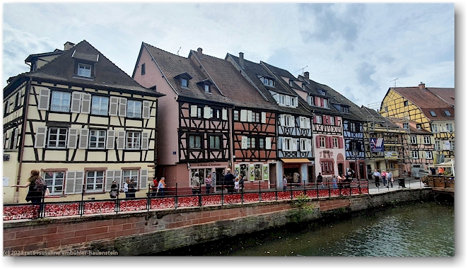 rue de la poissonnerie an der lauch im stadtzentrum von colmar