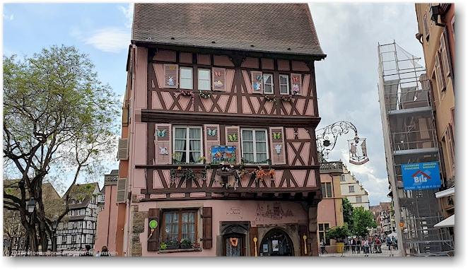 maison au pelerin an der grand'rue im stadtzentrum von colmar