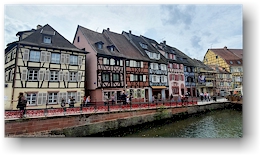 rue de la poissonnerie an der lauch im stadtzentrum von colmar