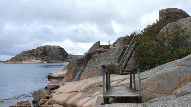 stege am fuss des kraseberget bei hunnebostrand