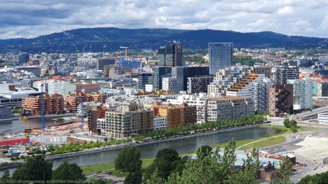 stadtzentrum von oslo