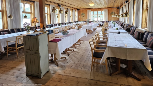 speisesaal im hotel fjaellnaes